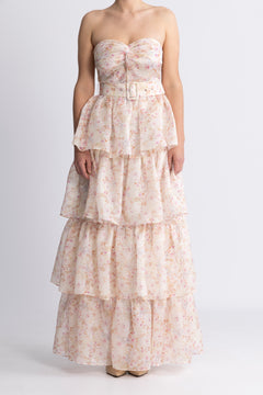 Alaya Maxi Dress - White Desert