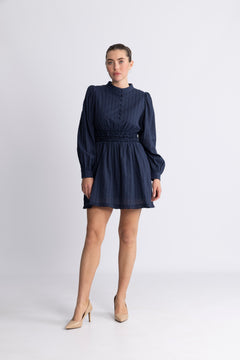 Selene Dress - Navy