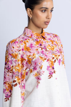 Yascleo Ls Shirt - Birch Cleo Print