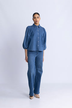 Ballariziw Shirt - Blue Denim