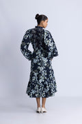 Cotton Slub Midi Dress - Cherry Blossom