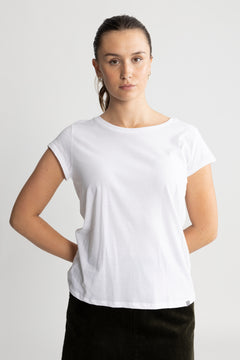 Organic Jersey Teasy Tee FAV - White