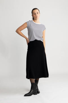 Organic Jersey Teasy Tee FAV - White/Black