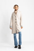 Overcoat Pressed Wool - Cream