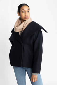 PerryIW Short Coat - Marine Blue