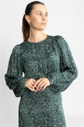 Adelaida Dress Aop - Pine Grove Dot