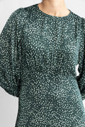 Adelaida Dress Aop - Pine Grove Dot