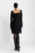 Brittany Mini Dress - Black Lace