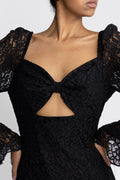 Brittany Mini Dress - Black Lace