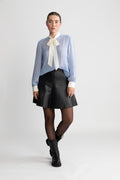 Yasimla Hw Leather Skirt - Black