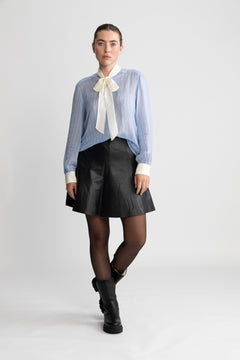 Yasimla Hw Leather Skirt - Black
