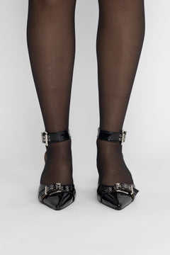 Biamaralyn Buckle D'Orsay Pump - Black