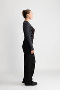 Recycled Sportina Pirla Pants FAV - Black