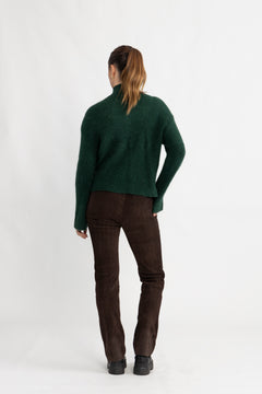 Lediona Hope Zip Cardigan - Pine Grove