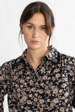 Yastilera Ls Shirt - Black/Tilera Fungi