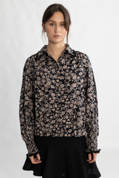 Yastilera Ls Shirt - Black/Tilera Fungi