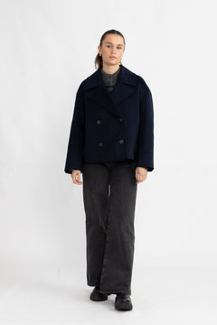 Meghan Handmade Jacket - Dark Sapphire