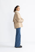 EsmundMD Twill Jacket - Beige Twill Melange