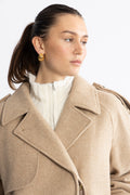 EsmundMD Twill Jacket - Beige Twill Melange