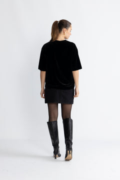 BrynnIW Pannie Oversized Tshirt - Black