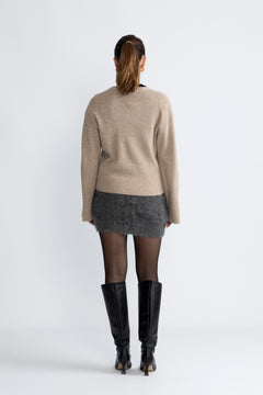 Cheddar Cardigan - Light Sand