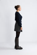 Yasfonny Ls Knit Cardigan - Navy Blazer