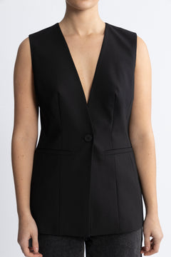 Eloise Vest - Black