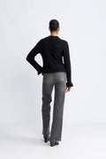 Yasthellis Ls Knit Cardigan S. - Black