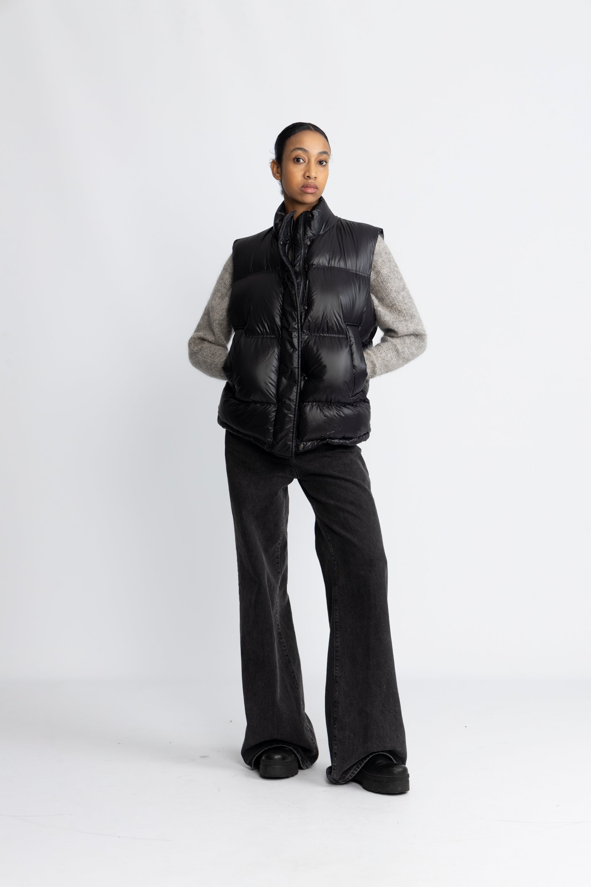 Steilia Down Vest - Black