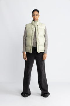 Steilia Down Vest - Lt. Green