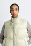Steilia Down Vest - Lt. Green