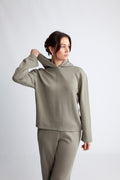 Emma Ls Sweat Hoodie - Vetiver