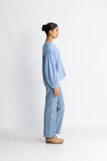 Safi Blouse - Hydrangea