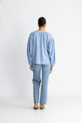 Safi Blouse - Hydrangea