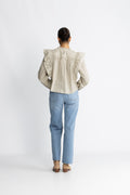 Elsycc Frill Blouse - Bone