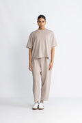 PannieIW Oversize Tshirt - Stone