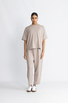 PannieIW Oversize Tshirt - Stone