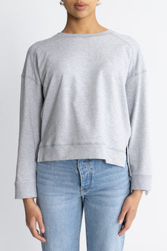 Studcc Fringe Sweat - Light Grey