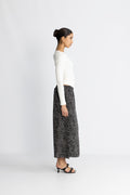 Jace Rhian Hw Skirt Aop - Black Dot