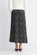 Jace Rhian Hw Skirt Aop - Black Dot