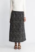 Jace Rhian Hw Skirt Aop - Black Dot