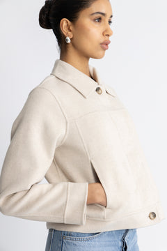 Doreen Short Handmade Jacket - Birch