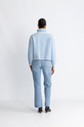 Iben Zip Jacket - Light Blue
