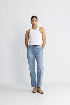 Saharacc Embroidery Tank Top - White