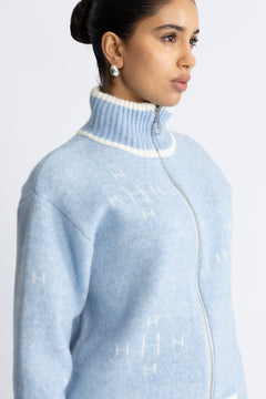 Iben Zip Jacket - Light Blue