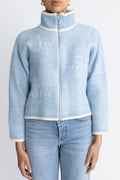Iben Zip Jacket - Light Blue