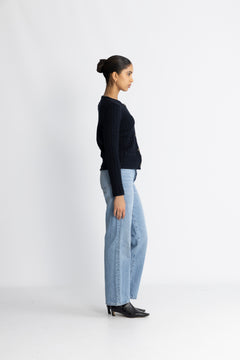 Ulla Cotton Jacket - Navy