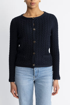 Ulla Cotton Jacket - Navy