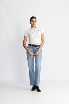 Ritchiecc Ribbon Tee - Off White