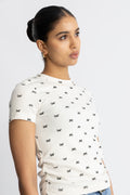 Ritchiecc Ribbon Tee - Off White